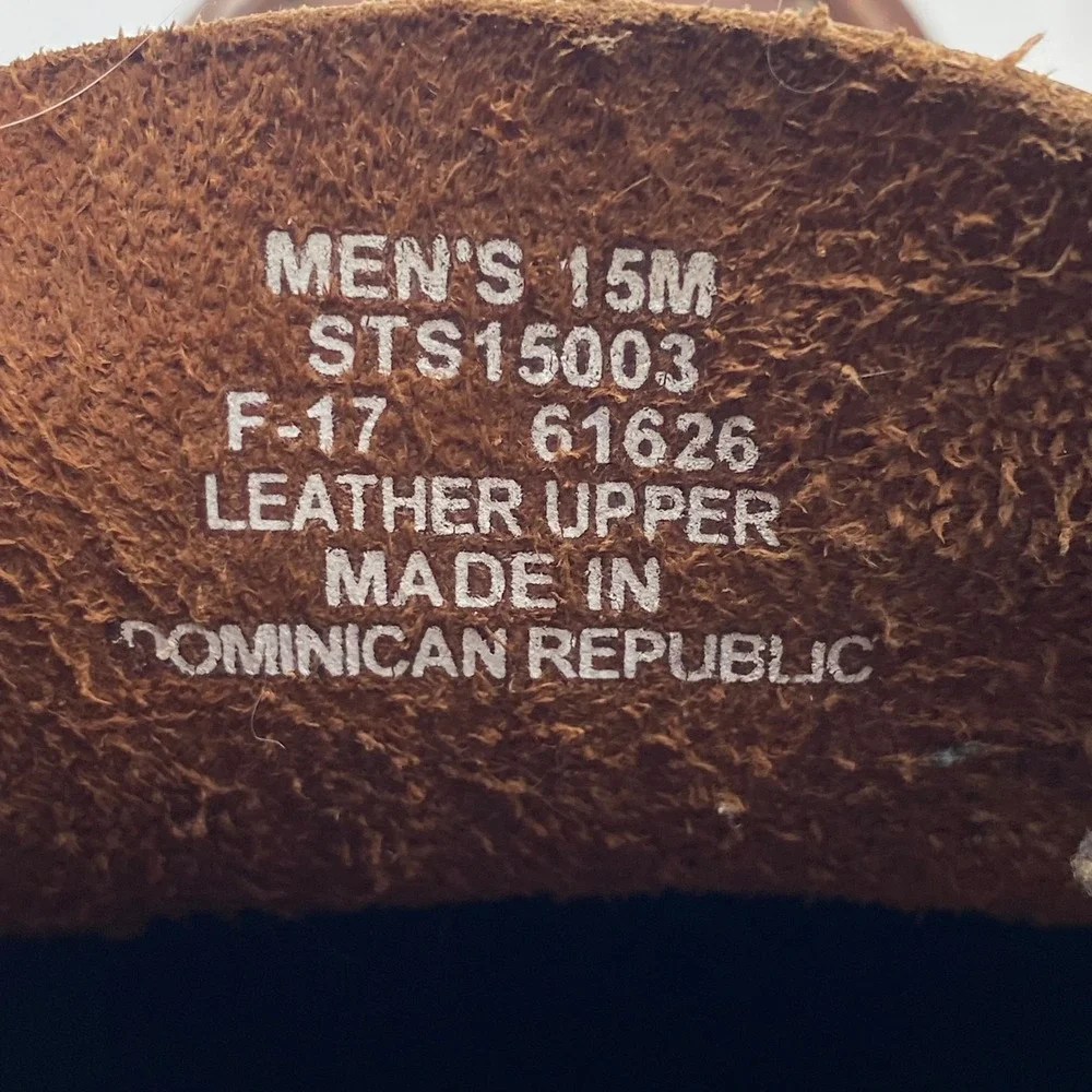 Sperry Top-Sider Authentic Original Boat Shoes Mens 15M Brown Leather STS15003